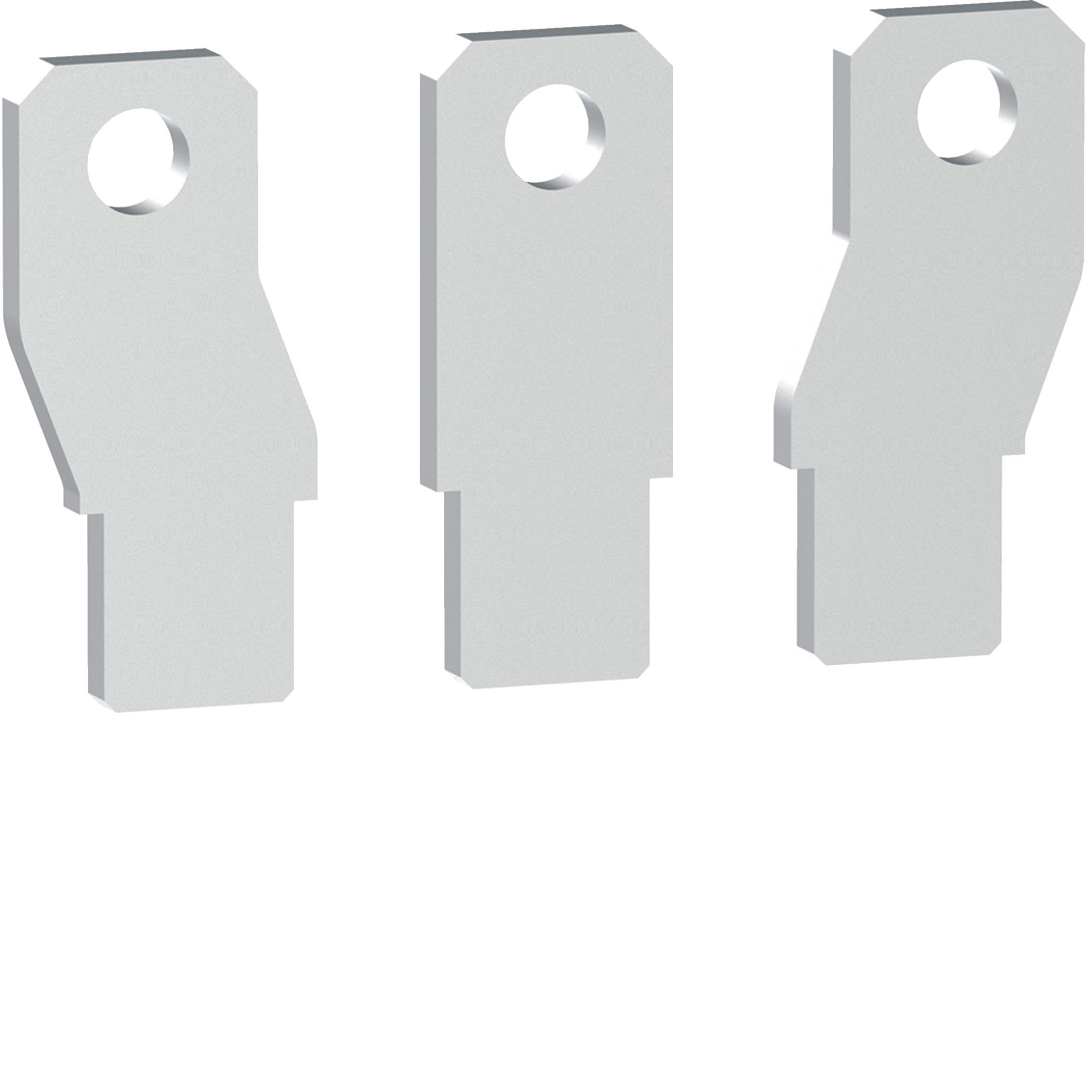 HAGER BOCCHIOTTI - Kit 3 attacchi anteriori divaricati a morsetto per interruttore h3+ P160 3P