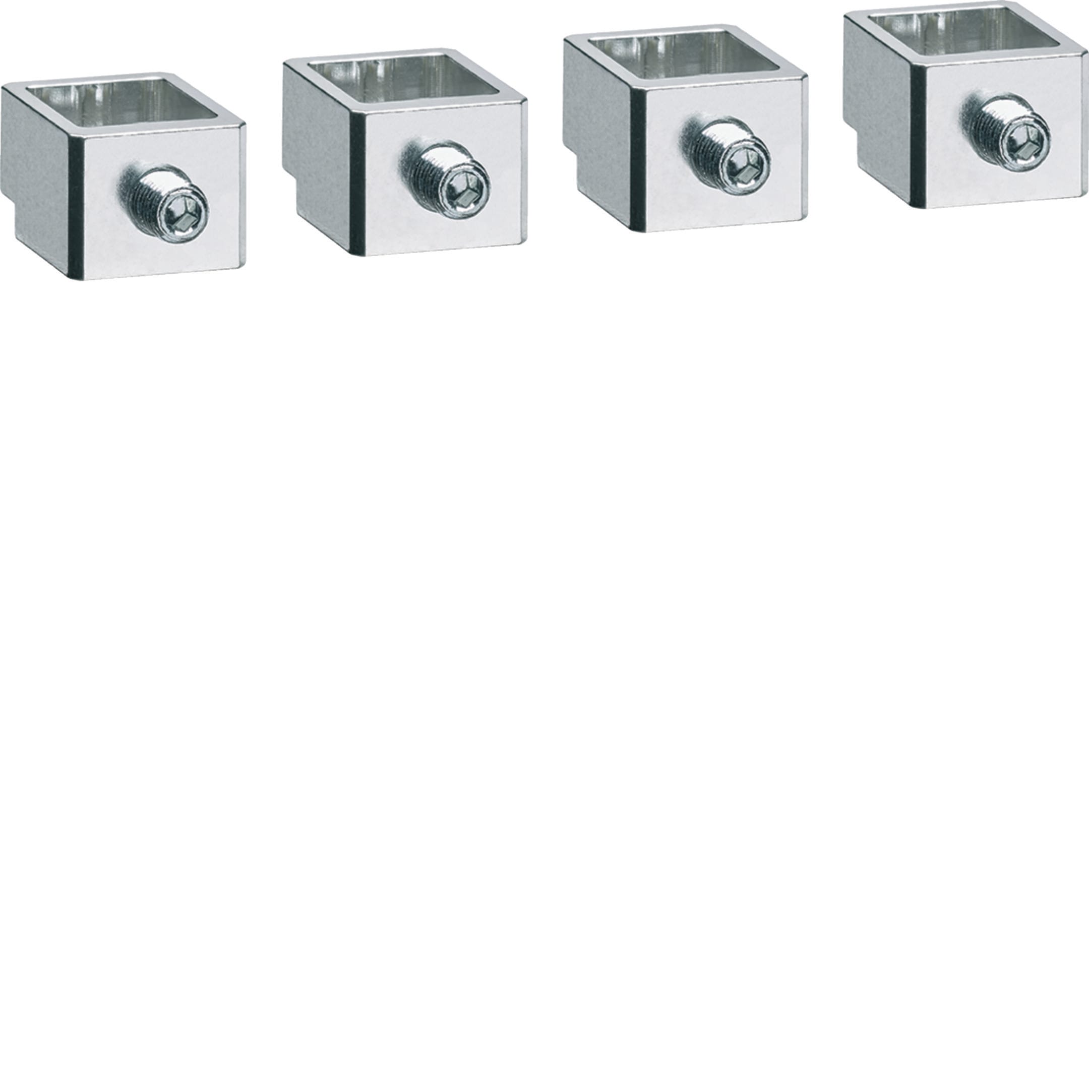 HAGER BOCCHIOTTI - Kit 4 morsetti per cavi Cu/Al 1x10–150 mm² per h3 x250, h3+ P250 4P