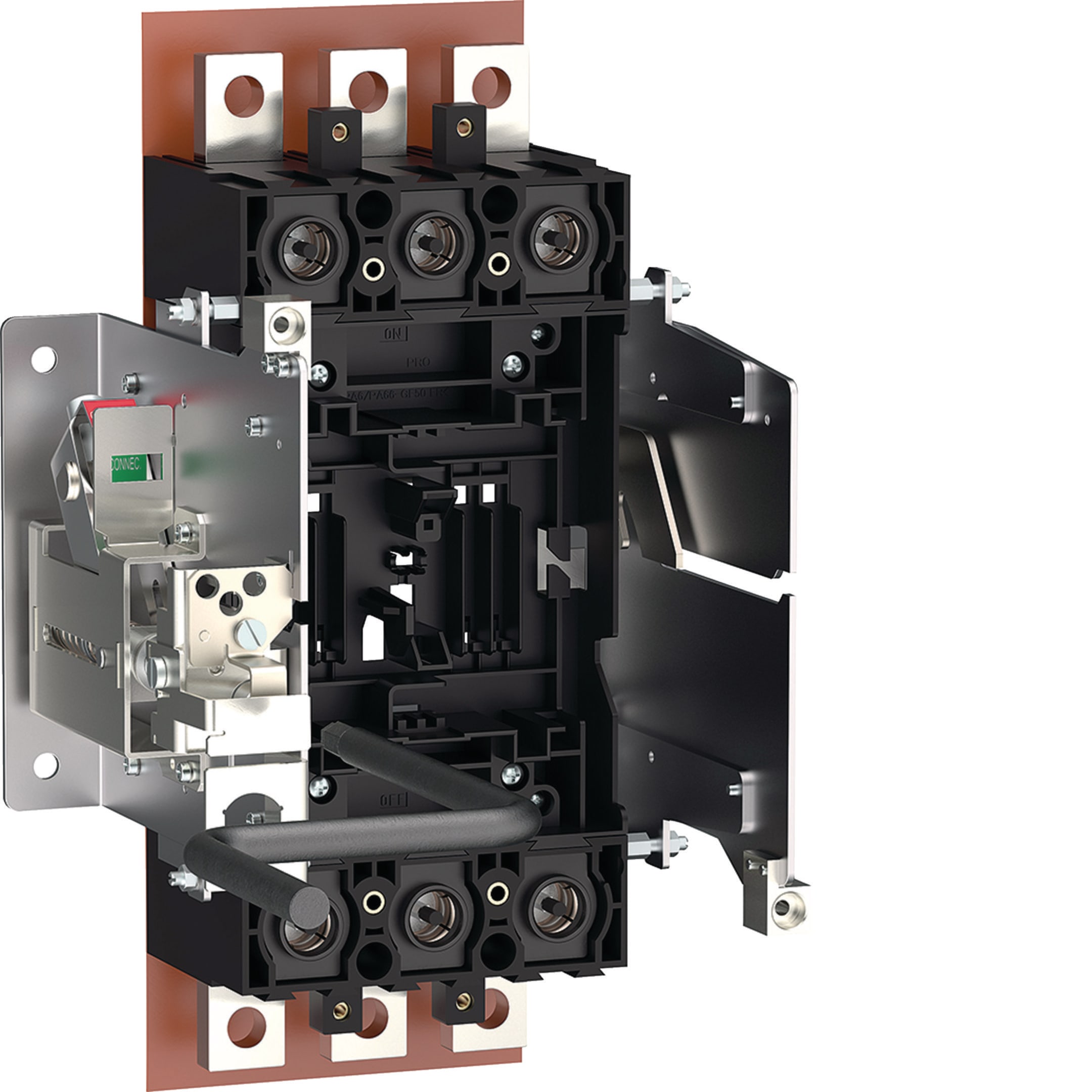 HAGER BOCCHIOTTI - Base versione estraibile per interruttore scatolato h3 x630, h3+ P630 3P