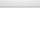 HAGER BOCCHIOTTI - Mostrina coprimodulo a clip 24 moduli per pannelli in lamiera RAL9010