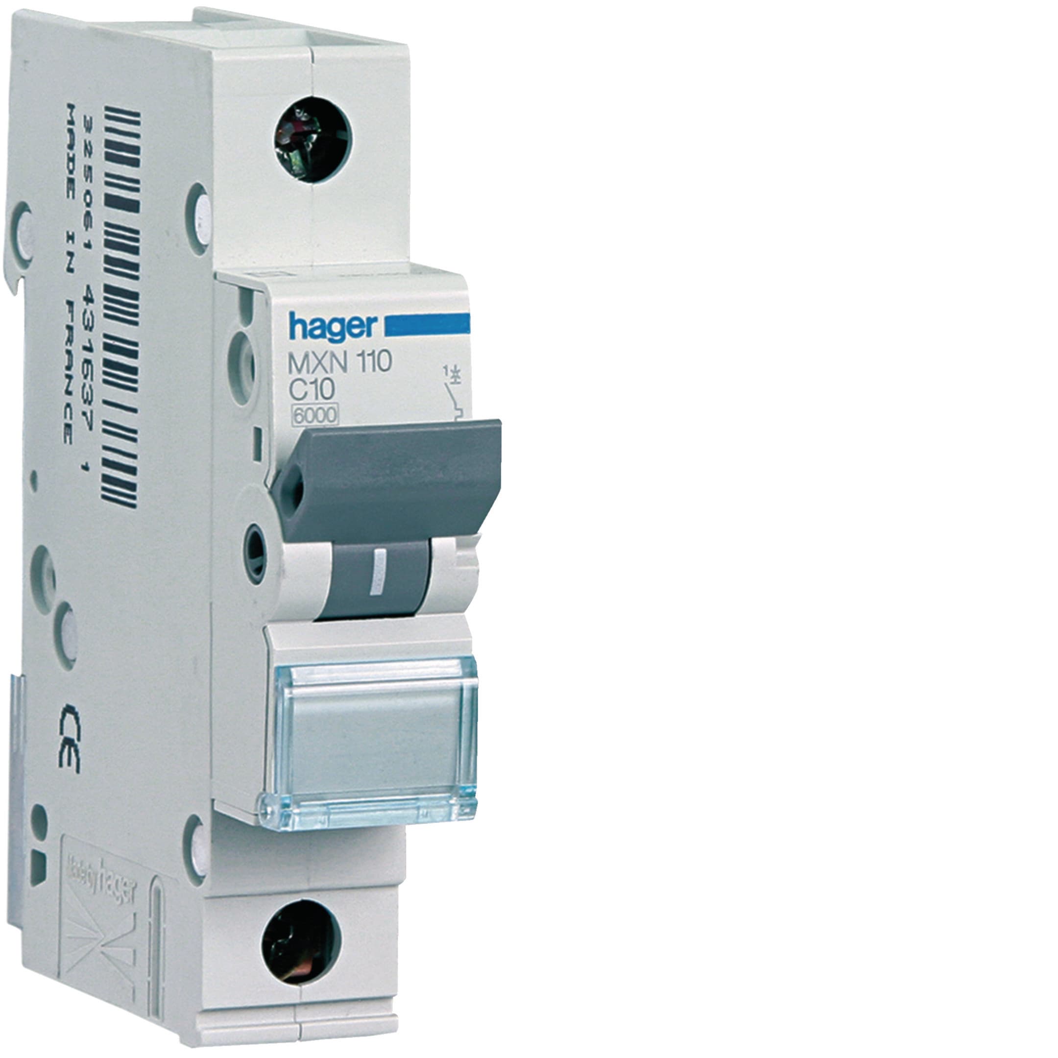 HAGER BOCCHIOTTI - Interruttore automatico magnetotermico 4500A 1P curva B 16A 1M