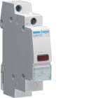 HAGER BOCCHIOTTI - 1 segnalatore luminoso 12 - 48 V AC - DC led rosso 1 modulo DIN