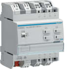 HAGER BOCCHIOTTI - Modulo KNX 4 uscite 16A 230V AC carichi capacitivi configurazione in easy e ETS