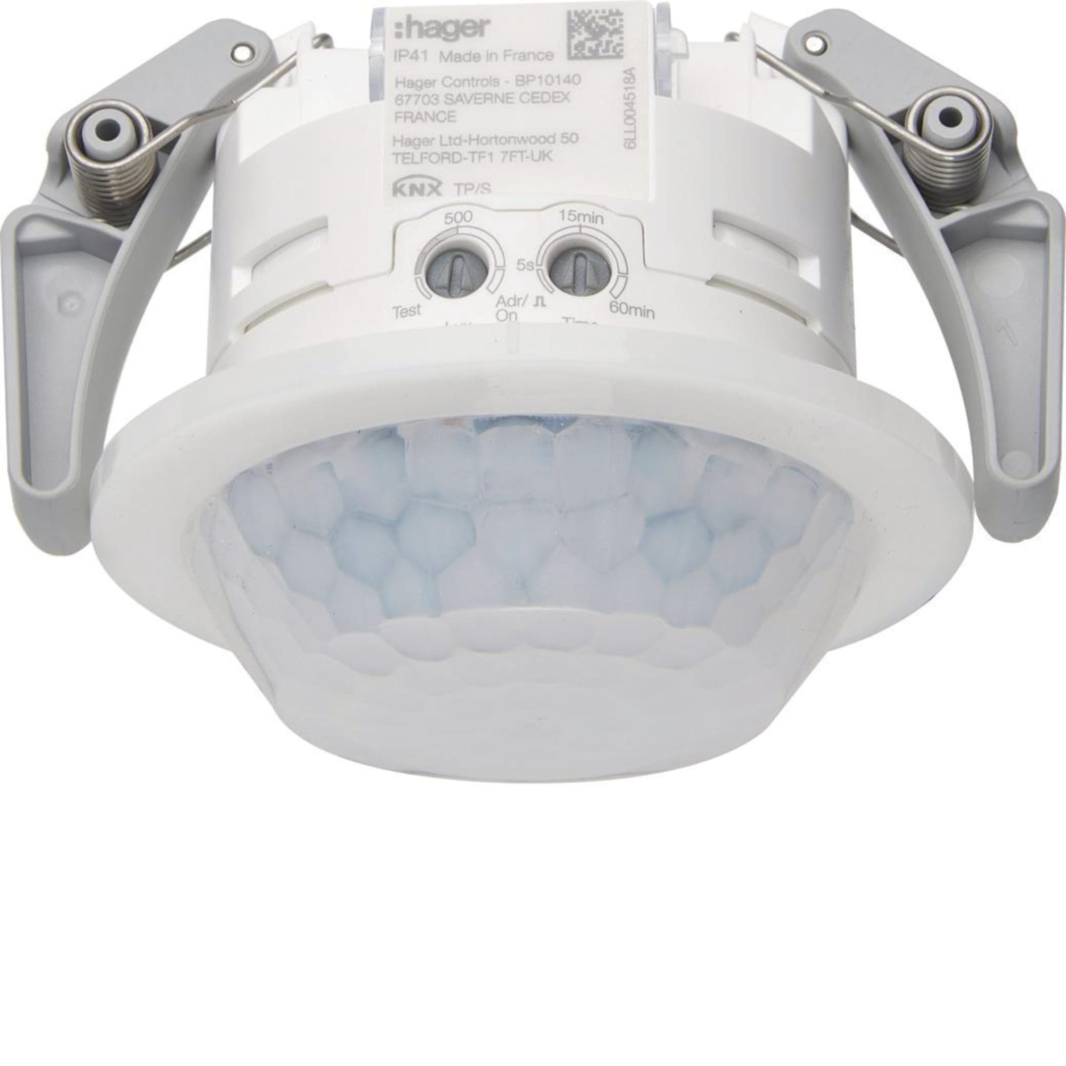 HAGER BOCCHIOTTI - Rilevatore di presenza e movimento KNX 360° a incasso rilevazione Ø20m