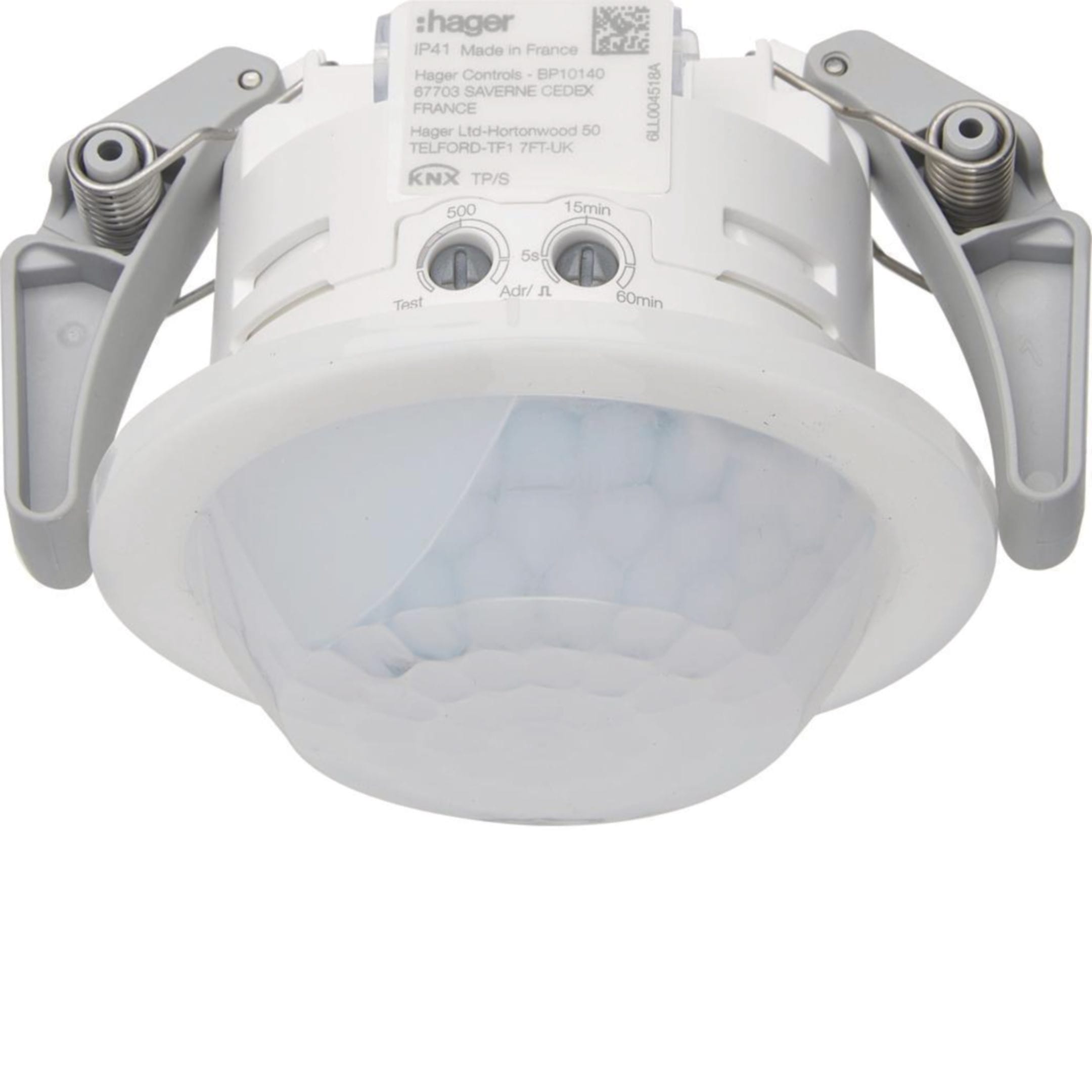 HAGER BOCCHIOTTI - Rilevatore di movimento per corridoio KNX 360° a incasso rilevazione 30x5m