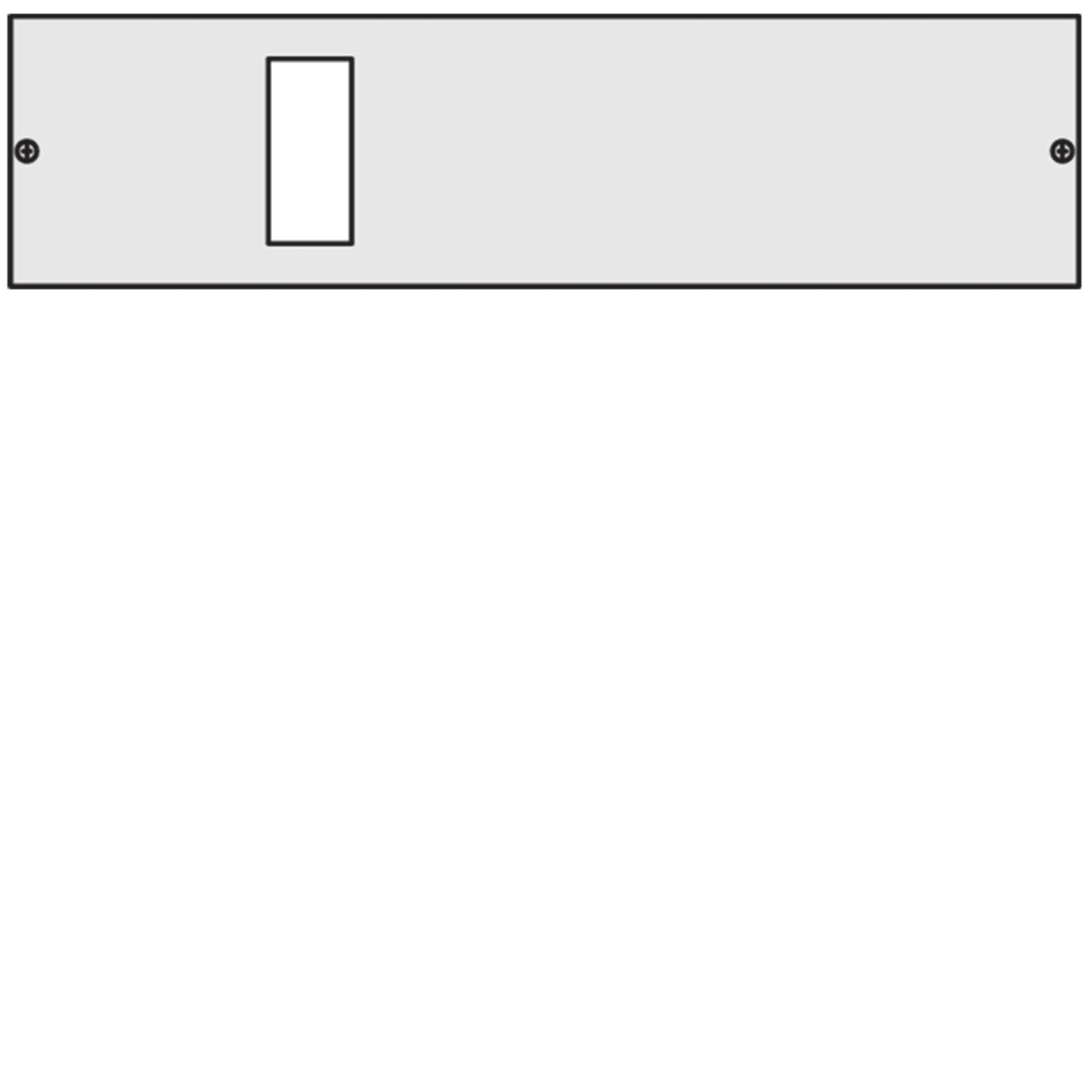 HAGER BOCCHIOTTI - Kit per scatolati x160 magnetotermico orizzontale H150 L600 quadro 4 / quadro 5