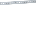 HAGER BOCCHIOTTI - Barra in rame forata e filettata M6 sezione 20x5 L1750