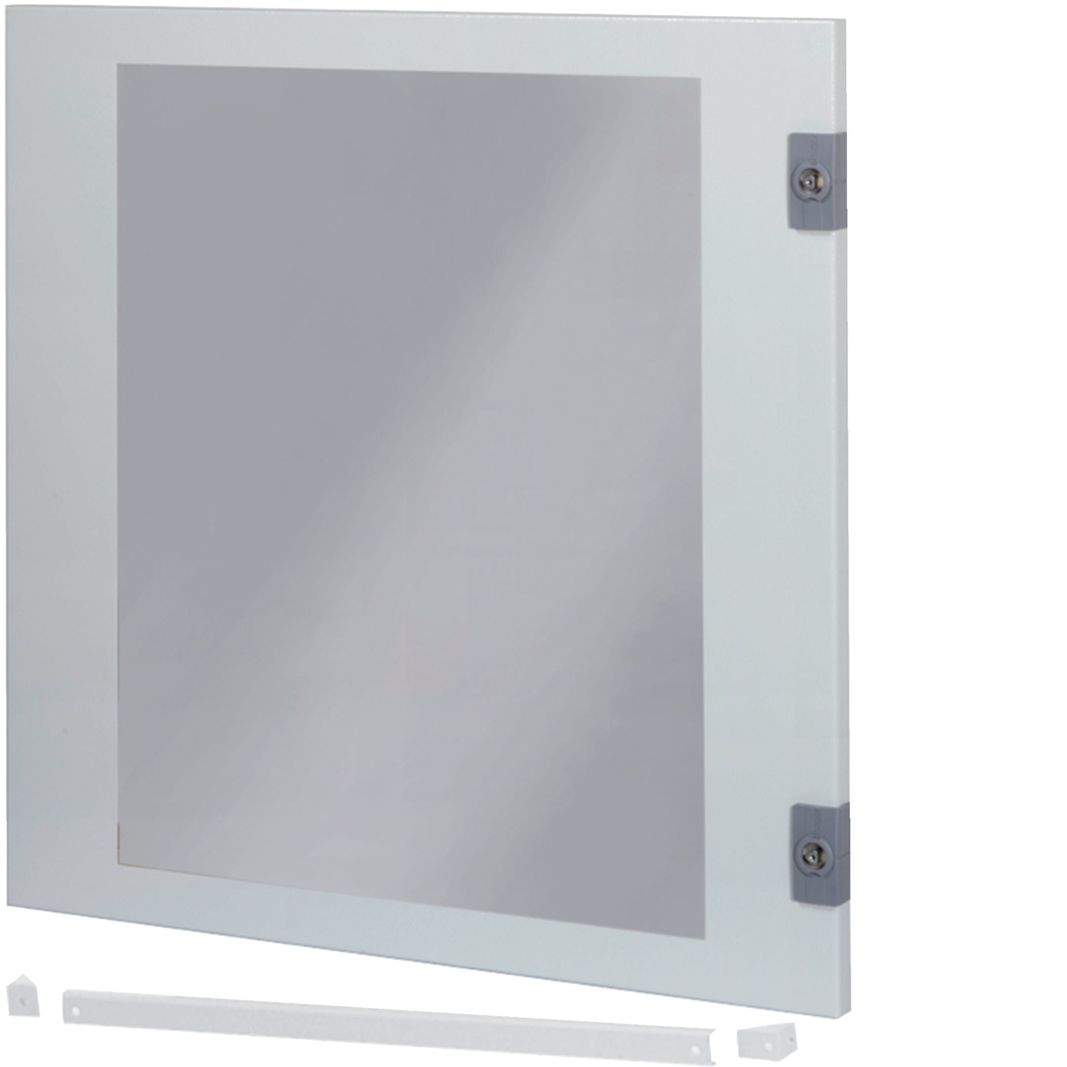 HAGER BOCCHIOTTI - Porta modulare trasparente IP54 H400 L600 RAL7035 venezia