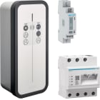 HAGER BOCCHIOTTI - Stazione di ricarica witty solar 1 presa T2S 1P 7kW server flow e contatore MID