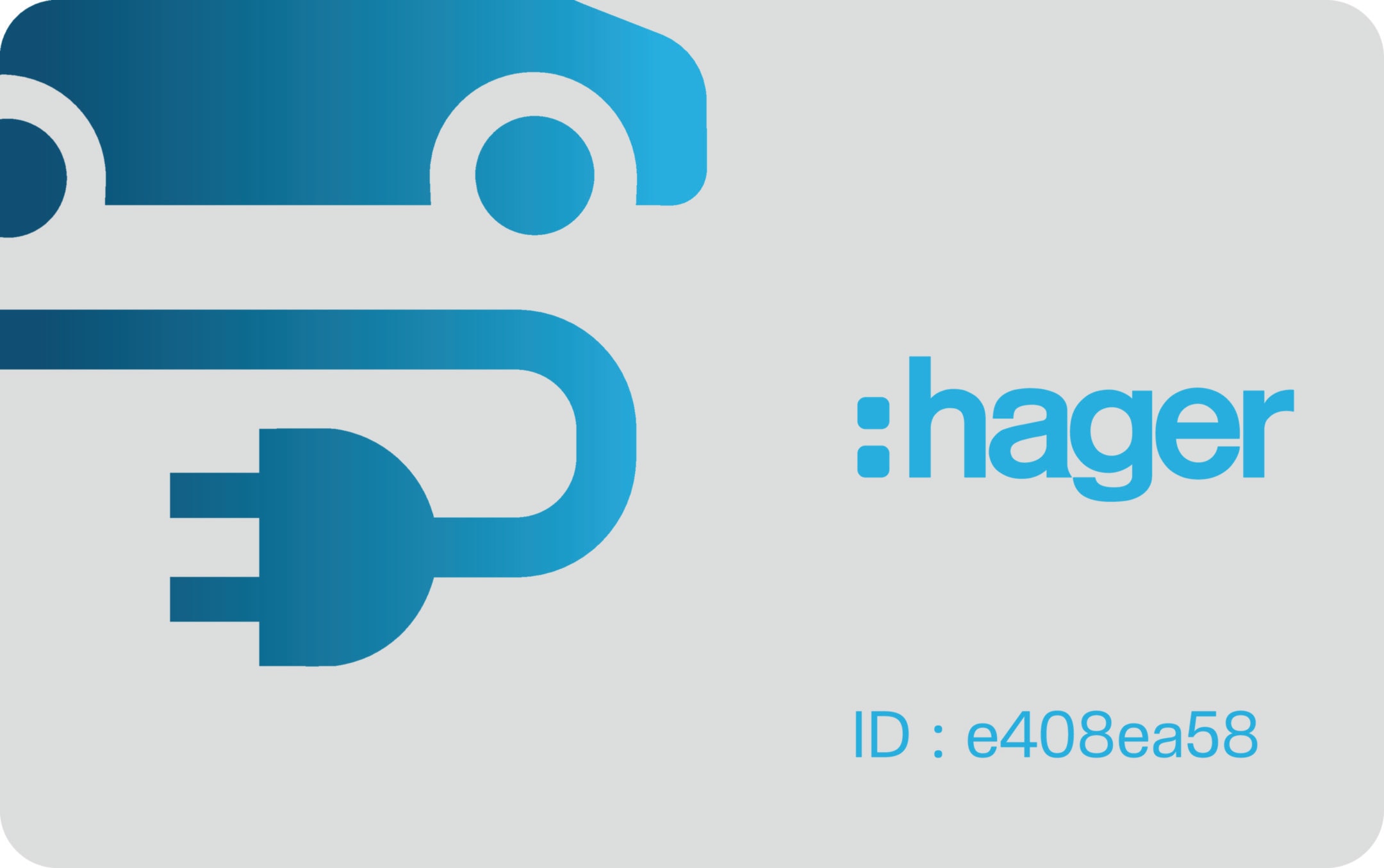 HAGER BOCCHIOTTI - Kit 20 badge RFID per stazioni di ricarica witty per utenti finali