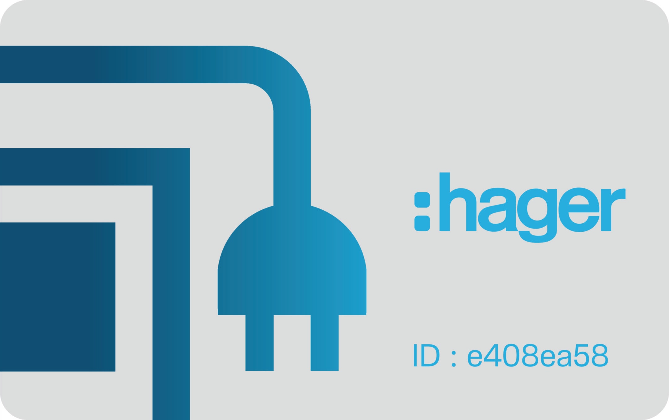 HAGER BOCCHIOTTI - Kit 3 badge RFID per stazioni di ricarica witty per utenti amministratori