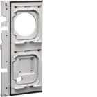 HAGER BOCCHIOTTI - Portapresa di ricambio grigio M3 con chiave per stazioni di ricarica witty start