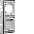 HAGER BOCCHIOTTI - Ricambio portapresa grigia M3 senza chiave per stazioni witty share e solar