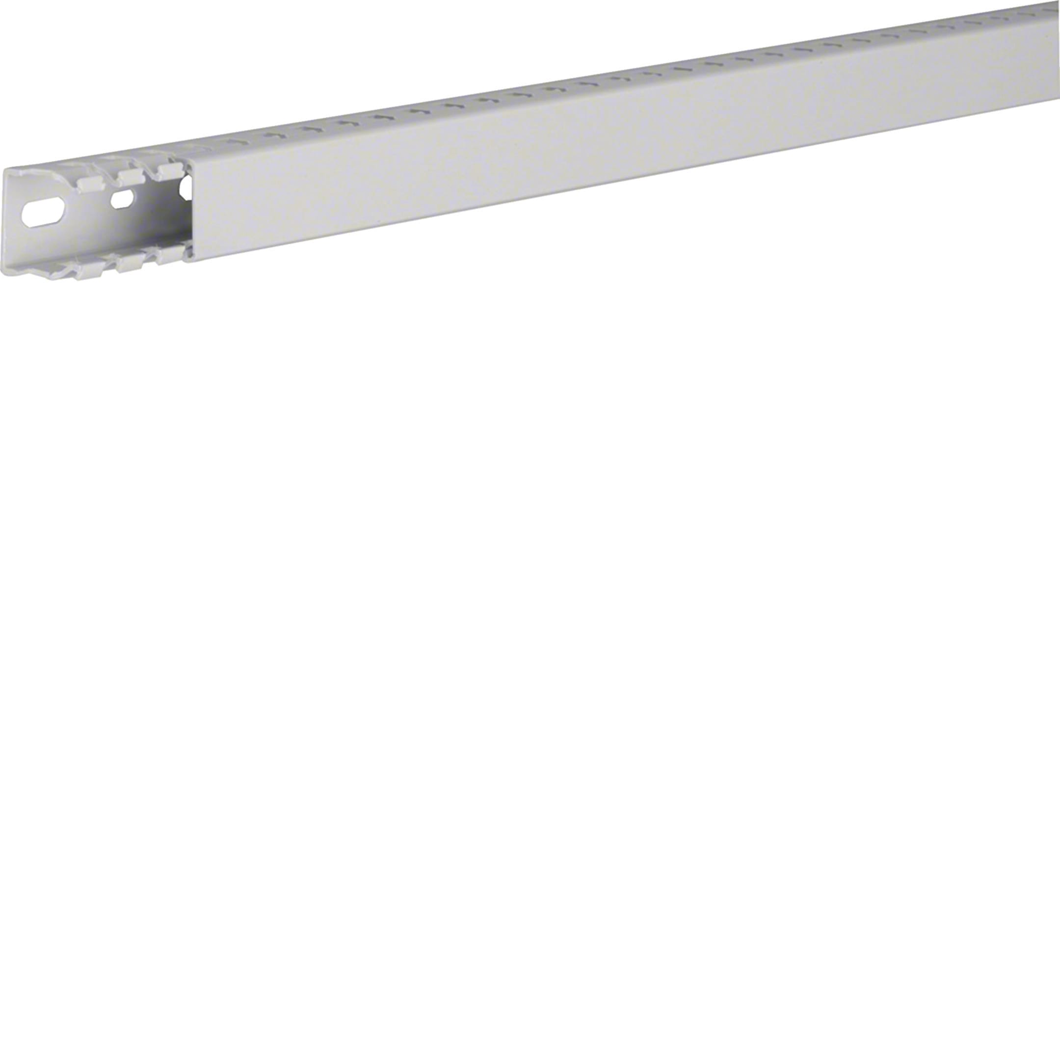 HAGER BOCCHIOTTI - TD-HF 25X25 LG Canaletta per cablaggio HF modulo 12,5 feritoia 5 GRIGIO CHIARO