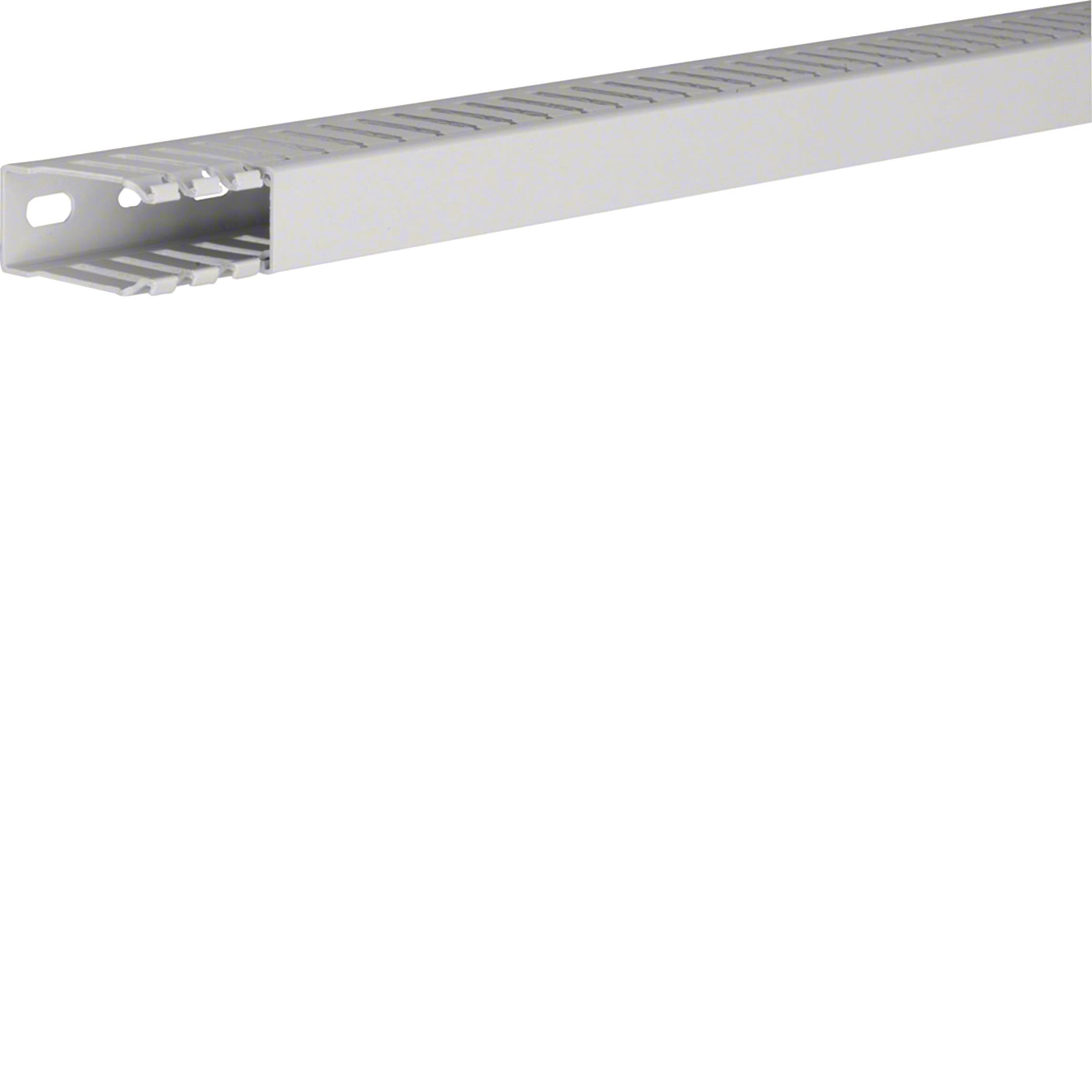 HAGER BOCCHIOTTI - Canaletta per cablaggio HF modulo 12,5 feritoia 5 grigio chiaro TD-HF 25X50 LG