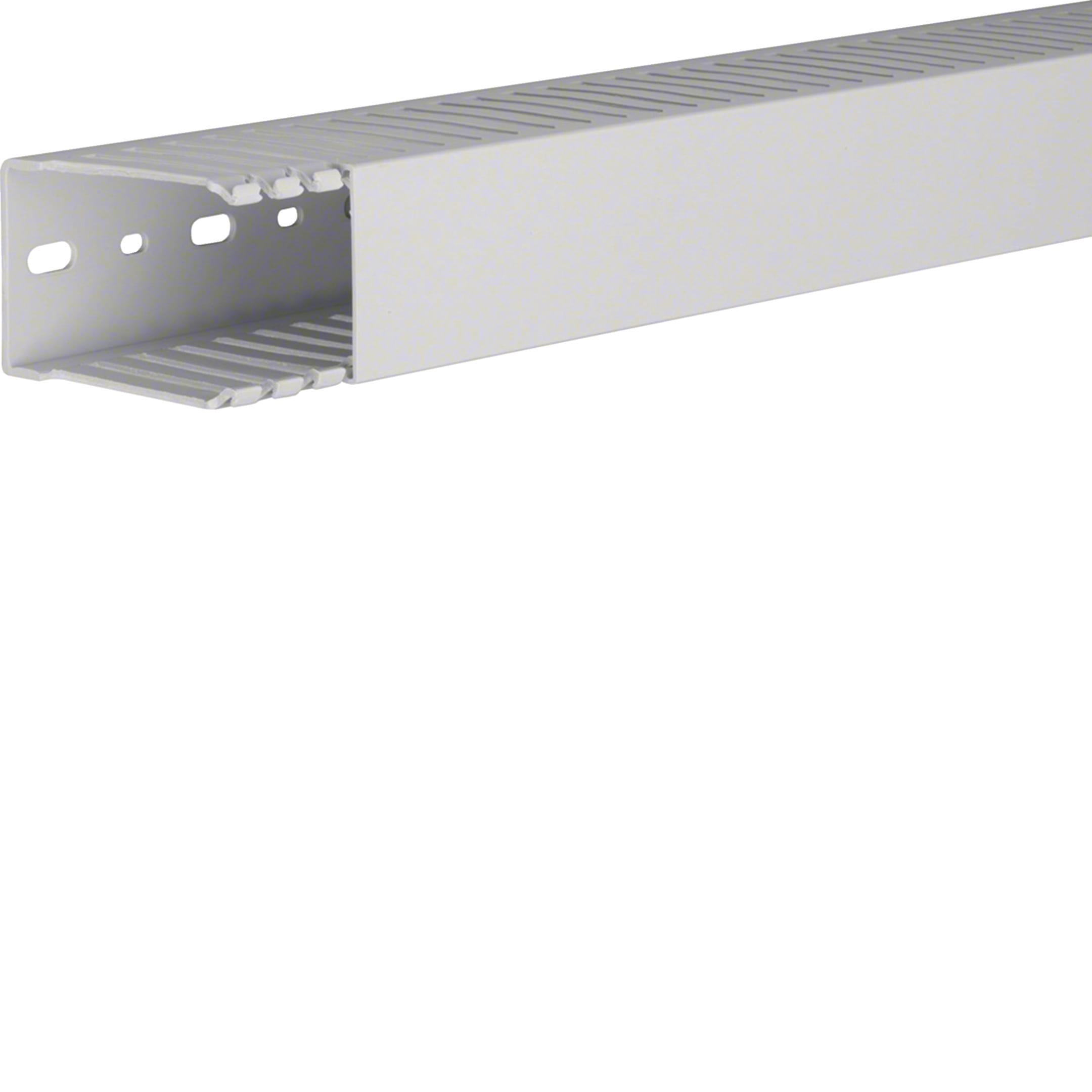 HAGER BOCCHIOTTI - TD-HF 50X75 LG Canaletta per cablaggio HF modulo 12,5 feritoia 5 GRIGIO CHIARO