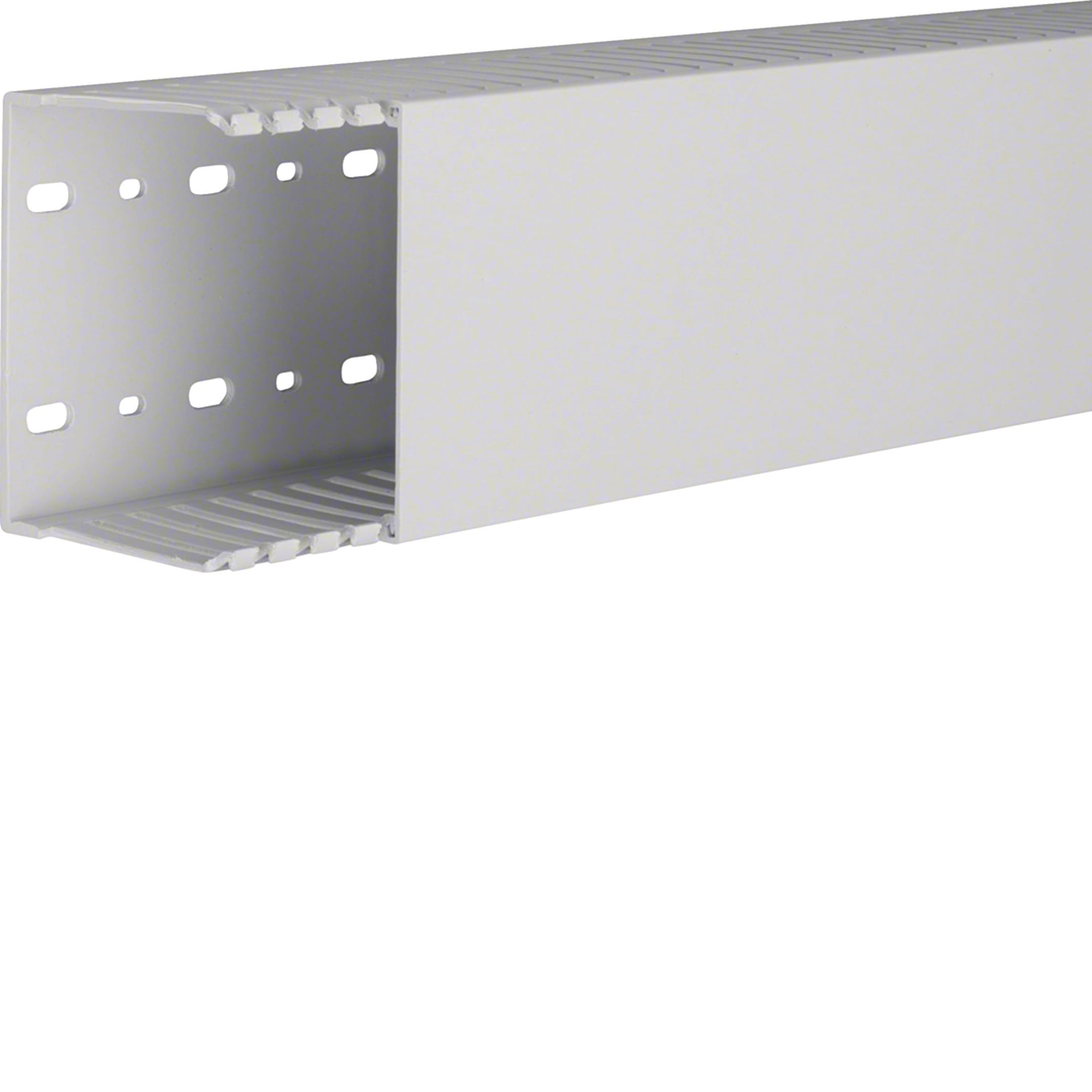 HAGER BOCCHIOTTI - TD-HF 100X75 LG Canaletta per cablaggio HF modulo 12,5 feritoia 5 GRIGIO CHIARO