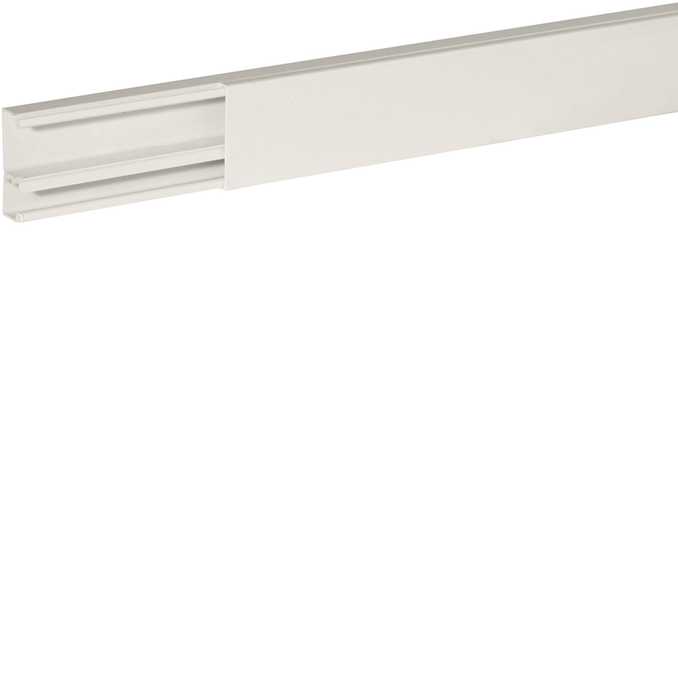 HAGER BOCCHIOTTI - Minicanale 2 scomparti con coperchio standard bianco TMC 50/2x20 W