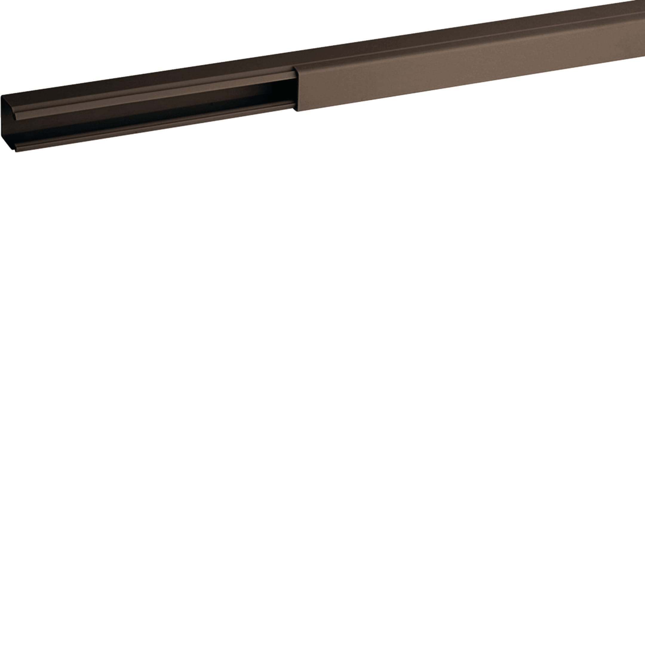 HAGER BOCCHIOTTI - Minicanale monoscomparto con coperchio standard marrone TMC 15/1x17 B