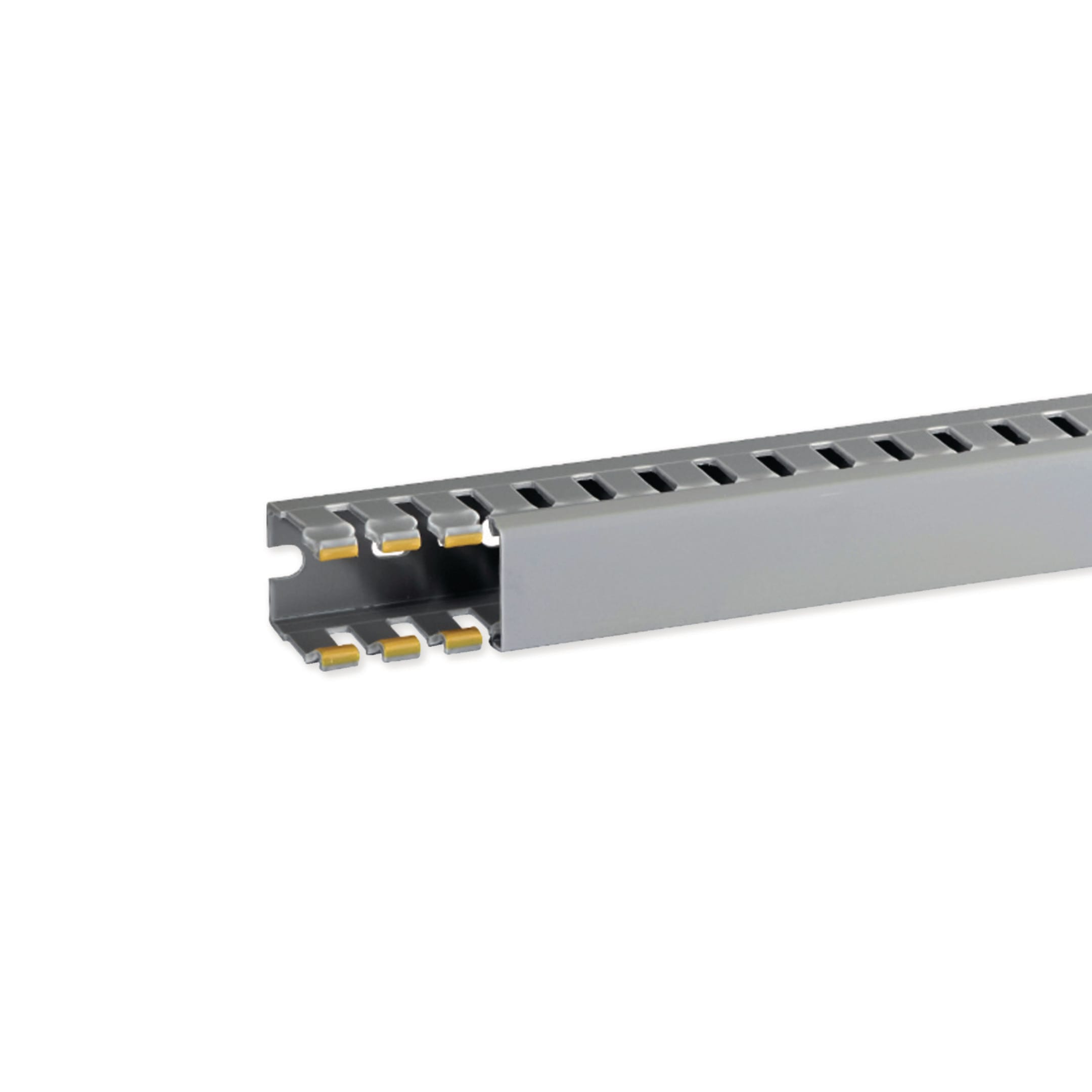 HAGER BOCCHIOTTI - Canaletta con coestruso morbido modulo 20 feritoia 8 grigio T1-N 25x30 G