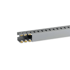 HAGER BOCCHIOTTI - Canaletta con coestruso morbido modulo 20 feritoia 8 grigio T1-N 25x30 G