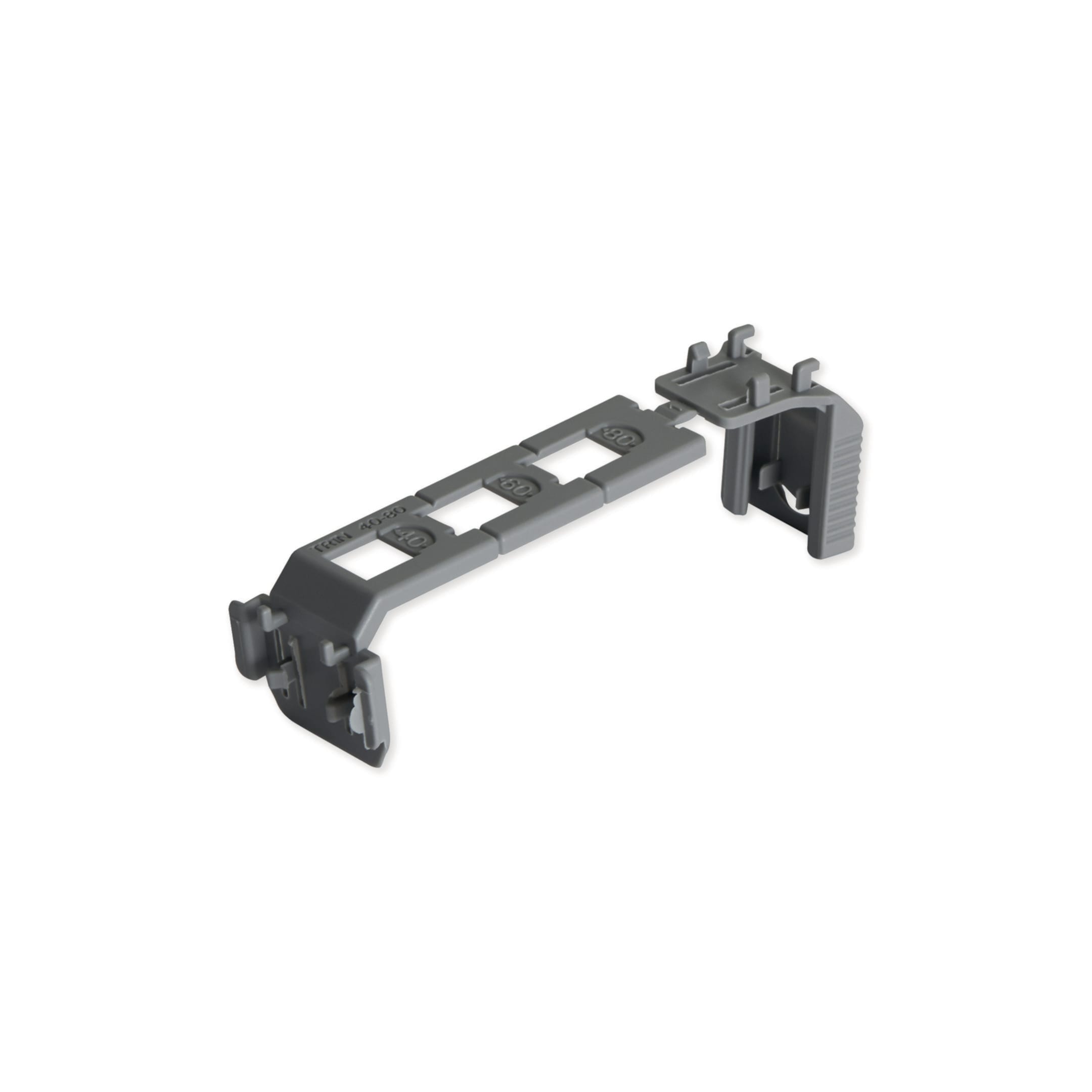 HAGER BOCCHIOTTI - TR1-N 40-80 Traversina tenuta cavi per canalette T1-N GRIGIO