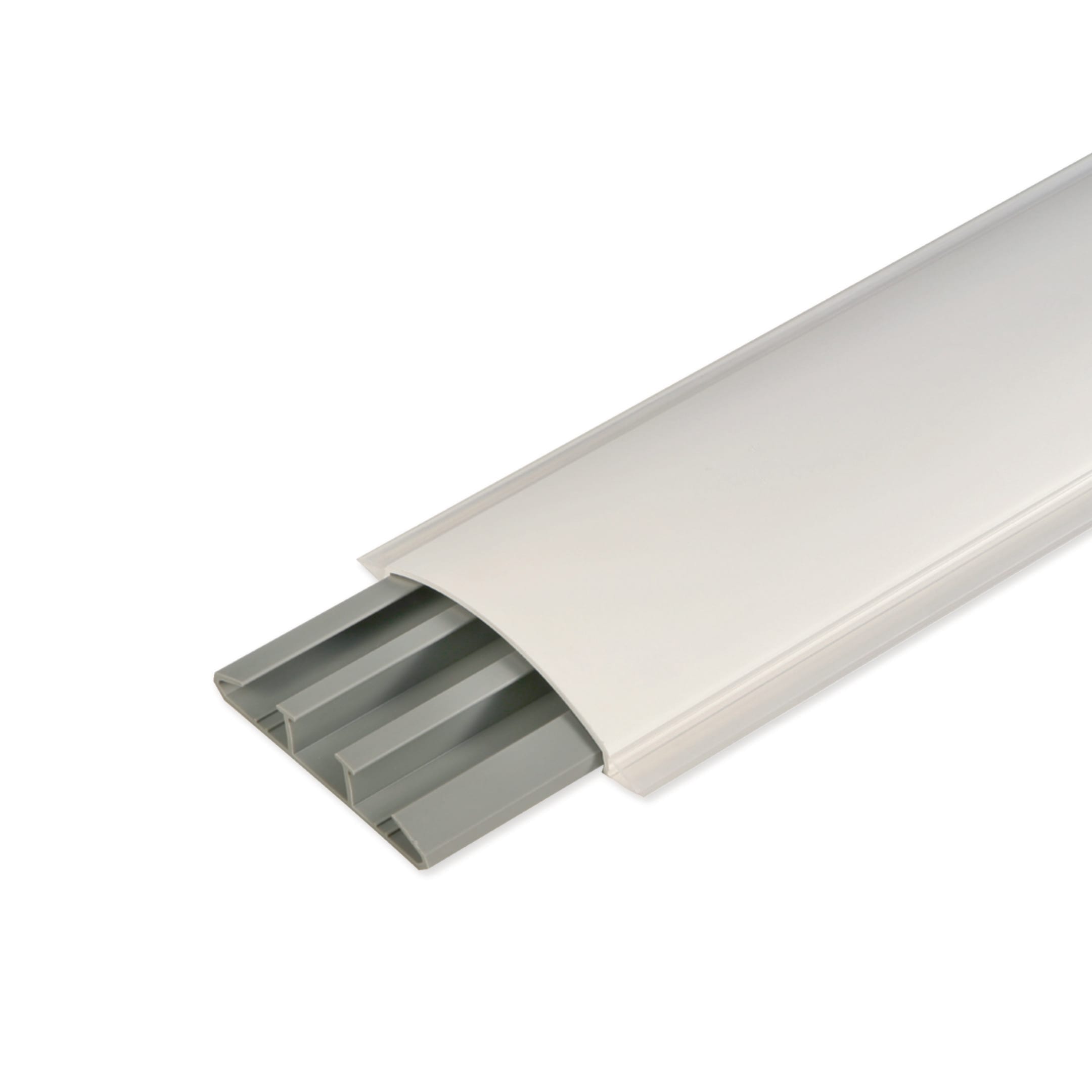 HAGER BOCCHIOTTI - CSP-N 75x17 W Canale soprapavimento 3 scomparti BIANCO
