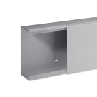HAGER BOCCHIOTTI - Canale porta cavi con base piana grigio completo di coperchio TA-EN 120x60 G