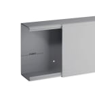 HAGER BOCCHIOTTI - Canale porta cavi con base piana grigio completo di coperchio TA-EN 150x80 G