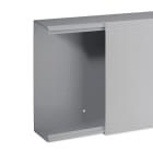HAGER BOCCHIOTTI - Canale porta cavi con base piana grigio completo di coperchio TA-EN 200x80 G