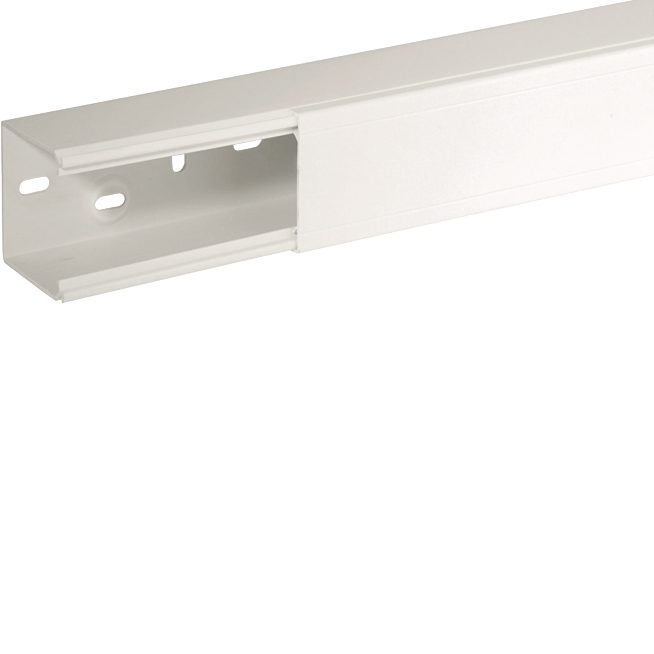HAGER BOCCHIOTTI - Canale porta apparecchi e porta cavi bianco completo di coperchio TA-N 60x60 W
