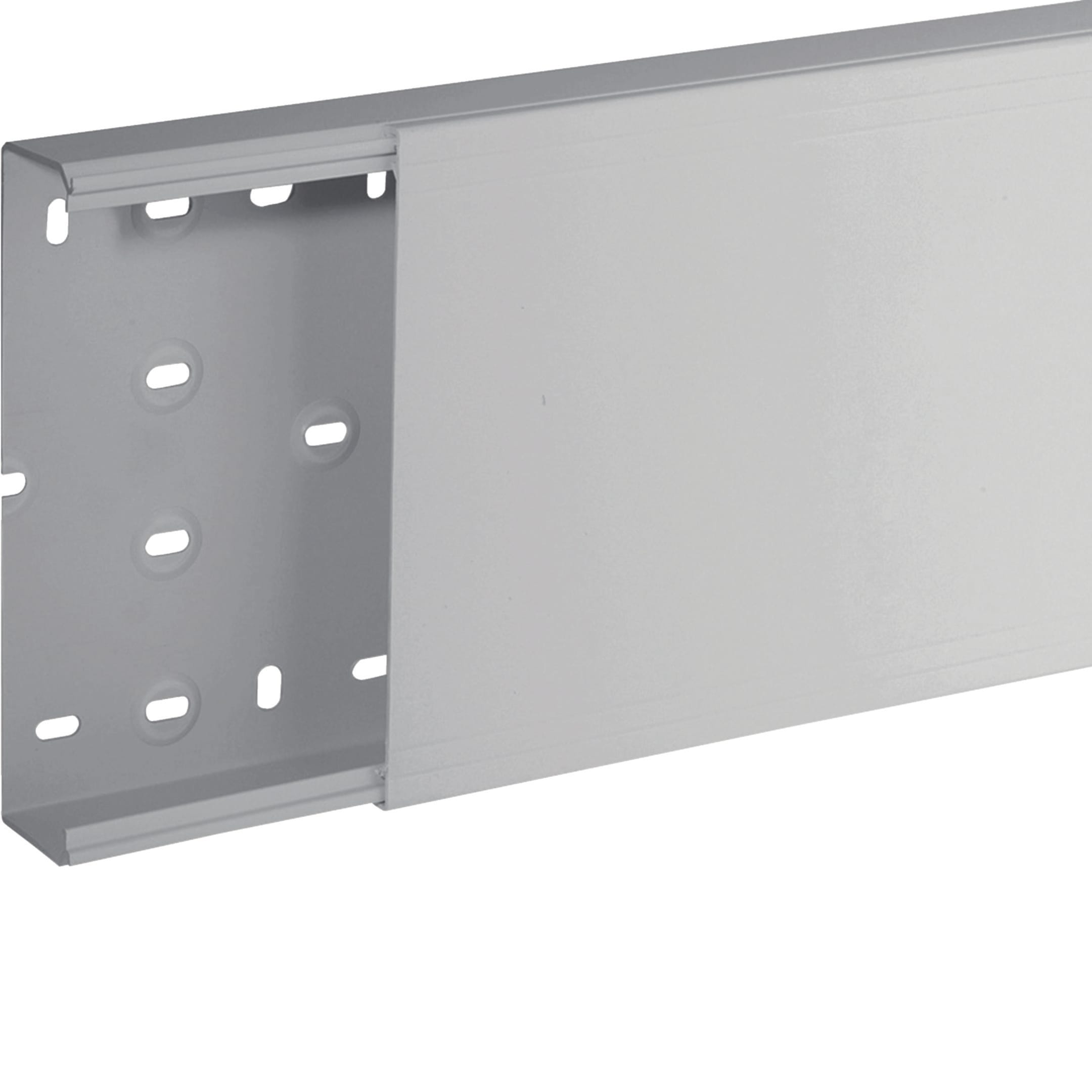 HAGER BOCCHIOTTI - Canale porta apparecchi e porta cavi grigio completo di coperchio TA-N 200x60 G