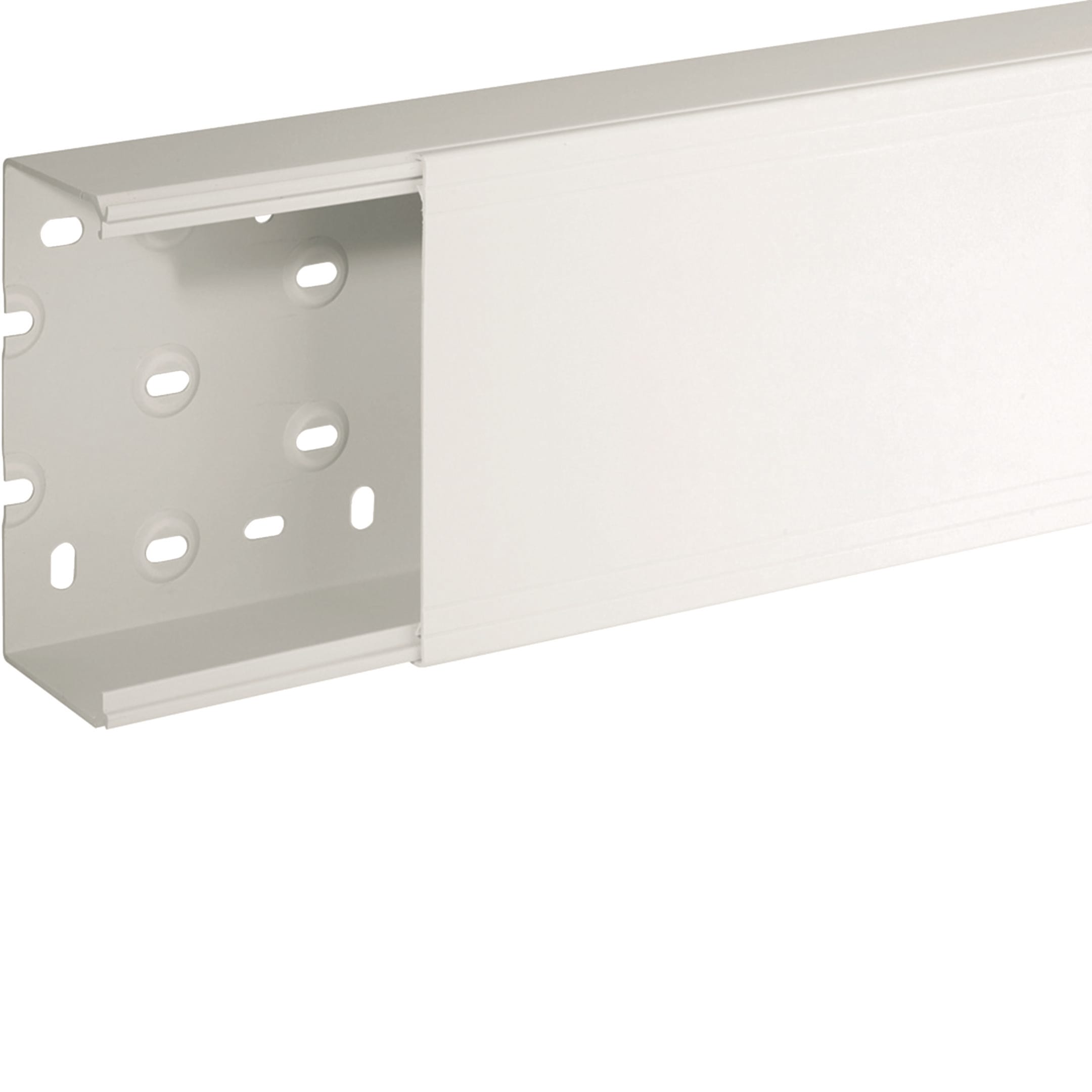 HAGER BOCCHIOTTI - Canale porta apparecchi e porta cavi bianco completo di coperchio TA-N 150x80 W