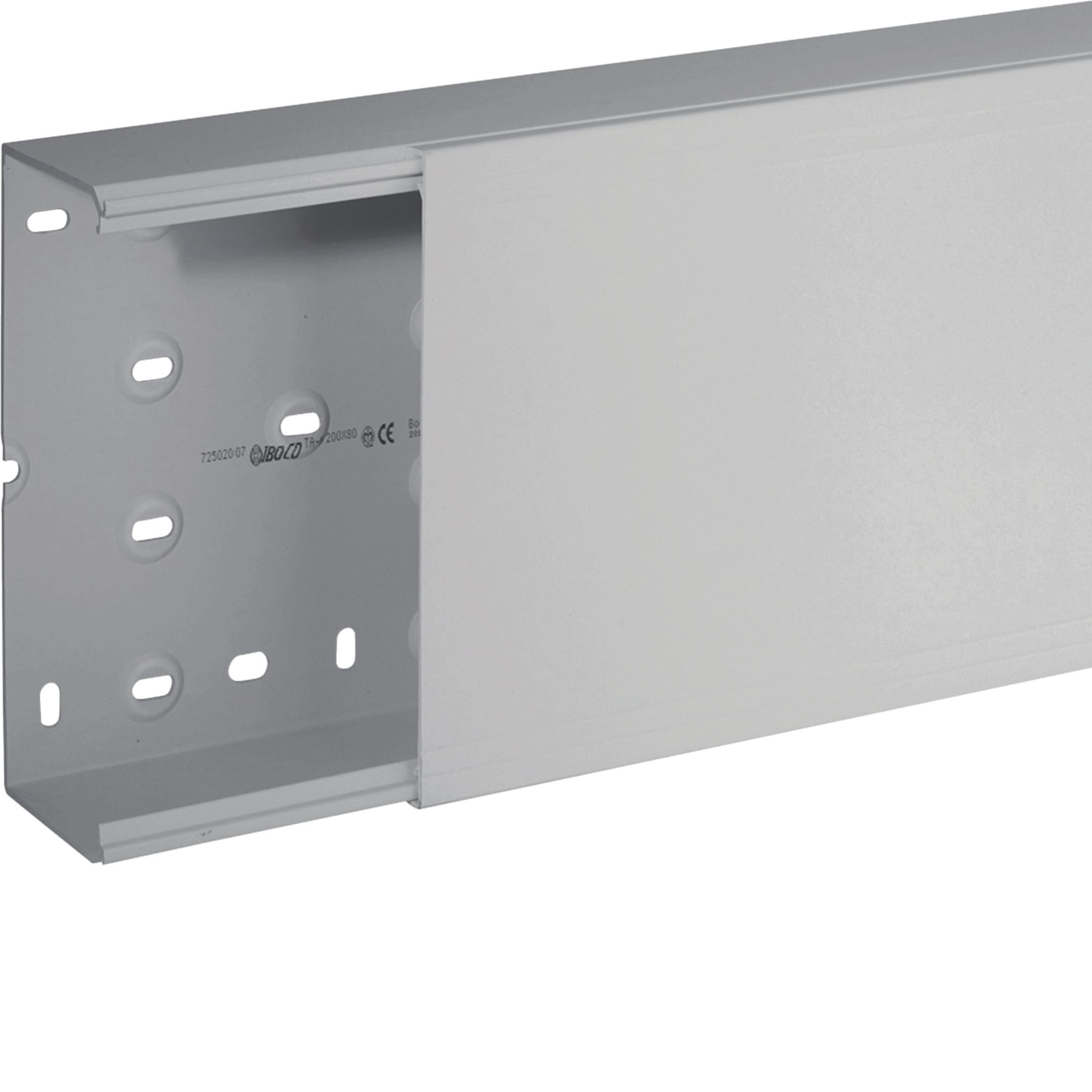 HAGER BOCCHIOTTI - TA-N 200x80 G Canale porta apparecchi e porta cavi GRIGIO