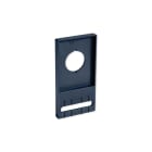 HAGER BOCCHIOTTI - Supporto canalette per cablaggio SCP per pulsante diametro 22,5mm nero ardesia