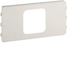 HAGER BOCCHIOTTI - Coperchio di protezione interasse 60/67 per canale TA-N bianco CSA-60N 100 W