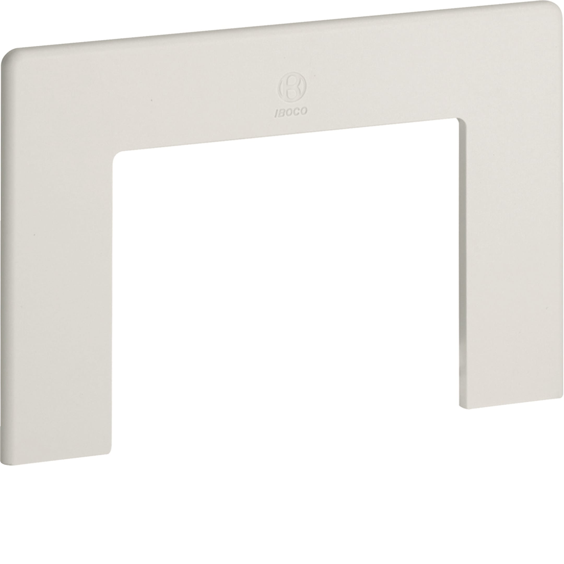 HAGER BOCCHIOTTI - Raccordo quadro/muro per canali linee TA-N / TA-EN bianco RQM 100 W