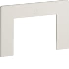 HAGER BOCCHIOTTI - Raccordo quadro/muro per canali linee TA-N / TA-EN bianco RQM 100 W