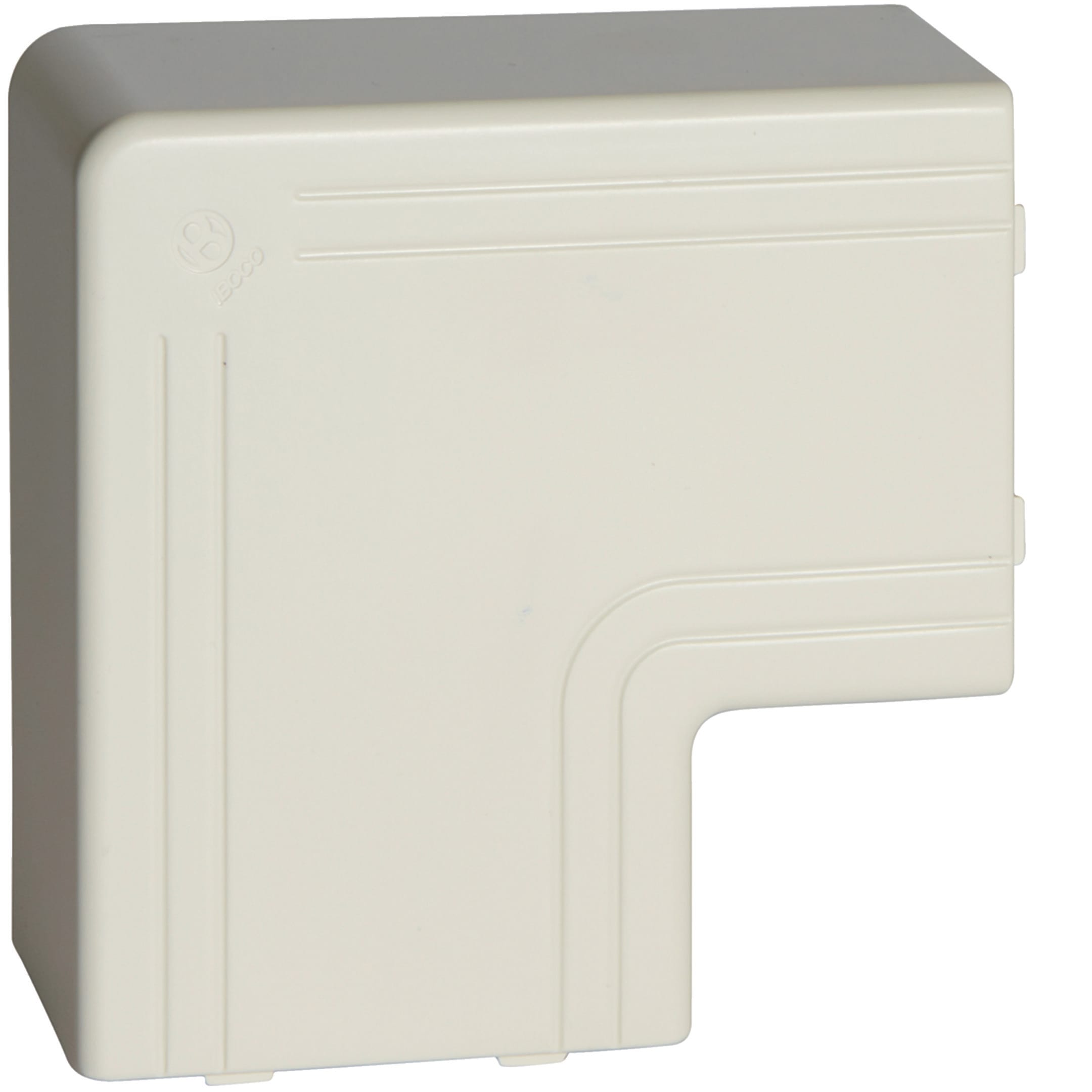 HAGER BOCCHIOTTI - Angolo piano per canali linee TA-N / TA-EN bianco NPAN 80x60 W