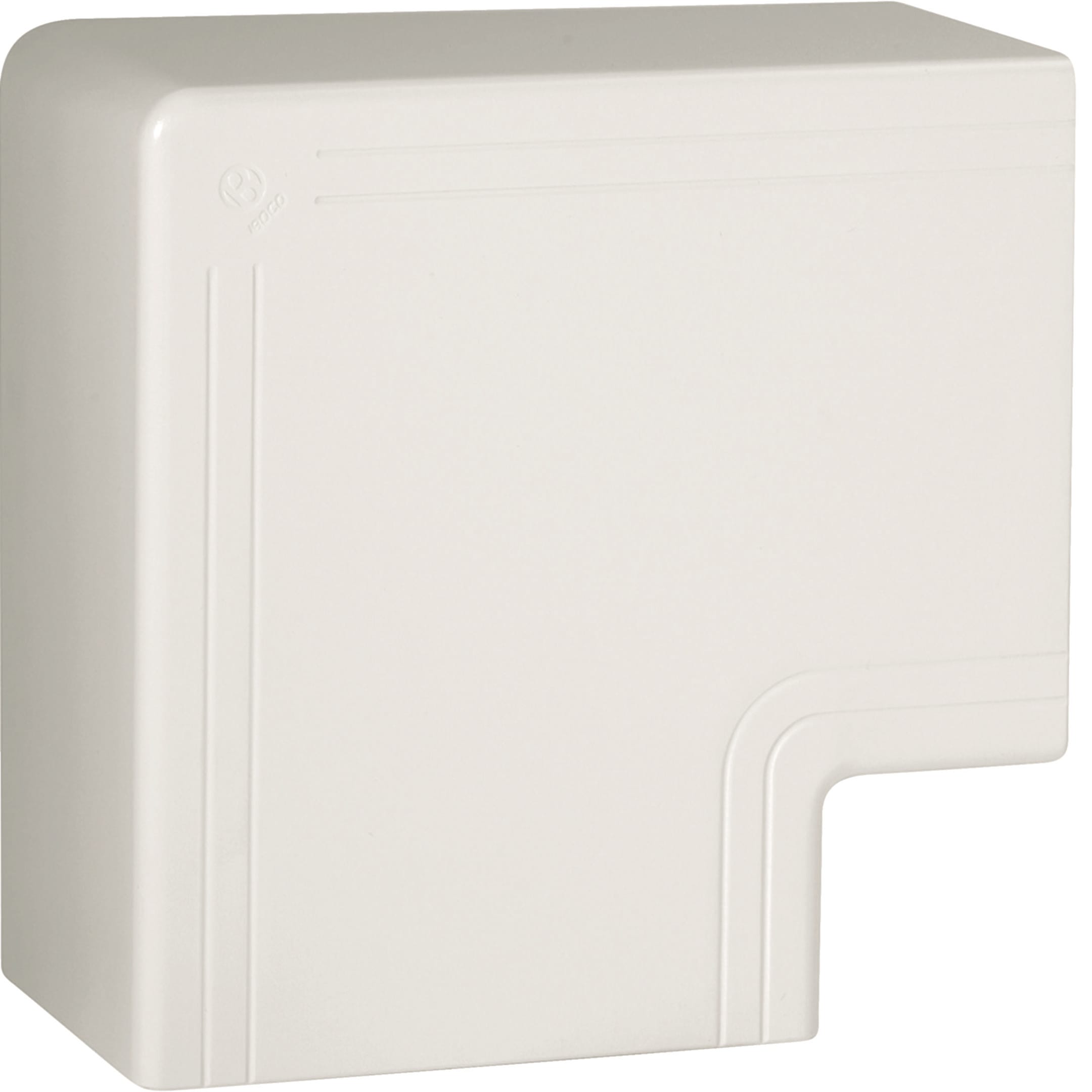 HAGER BOCCHIOTTI - Angolo piano per canali linee TA-N / TA-EN bianco NPAN 120x80 W