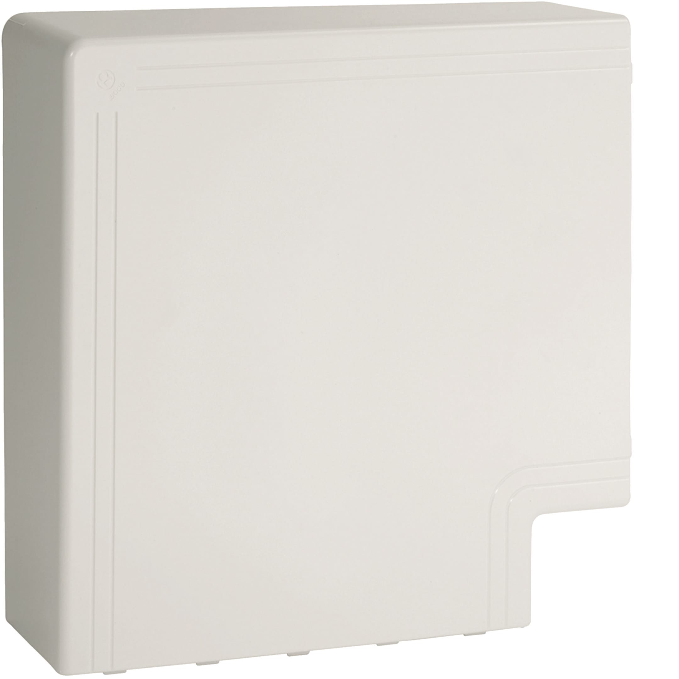HAGER BOCCHIOTTI - Angolo piano per canali linee TA-N / TA-EN bianco NPAN 200x80 W