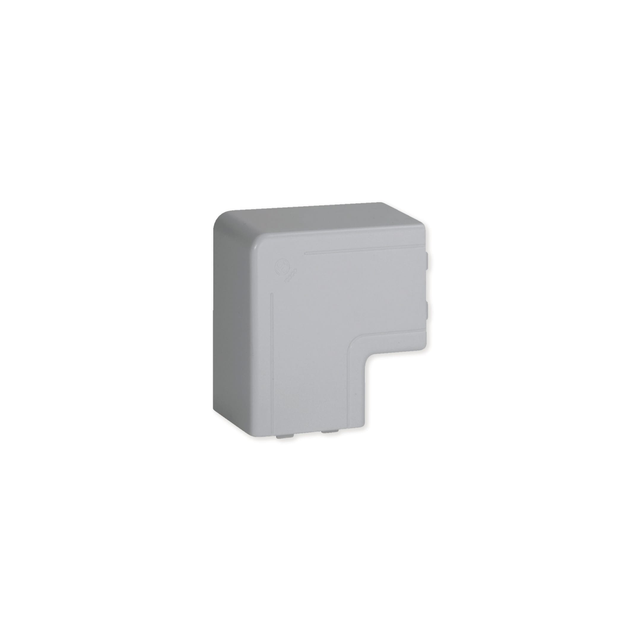HAGER BOCCHIOTTI - Angolo piano per canali linee TA-N / TA-EN grigio NPAN 60x60 G