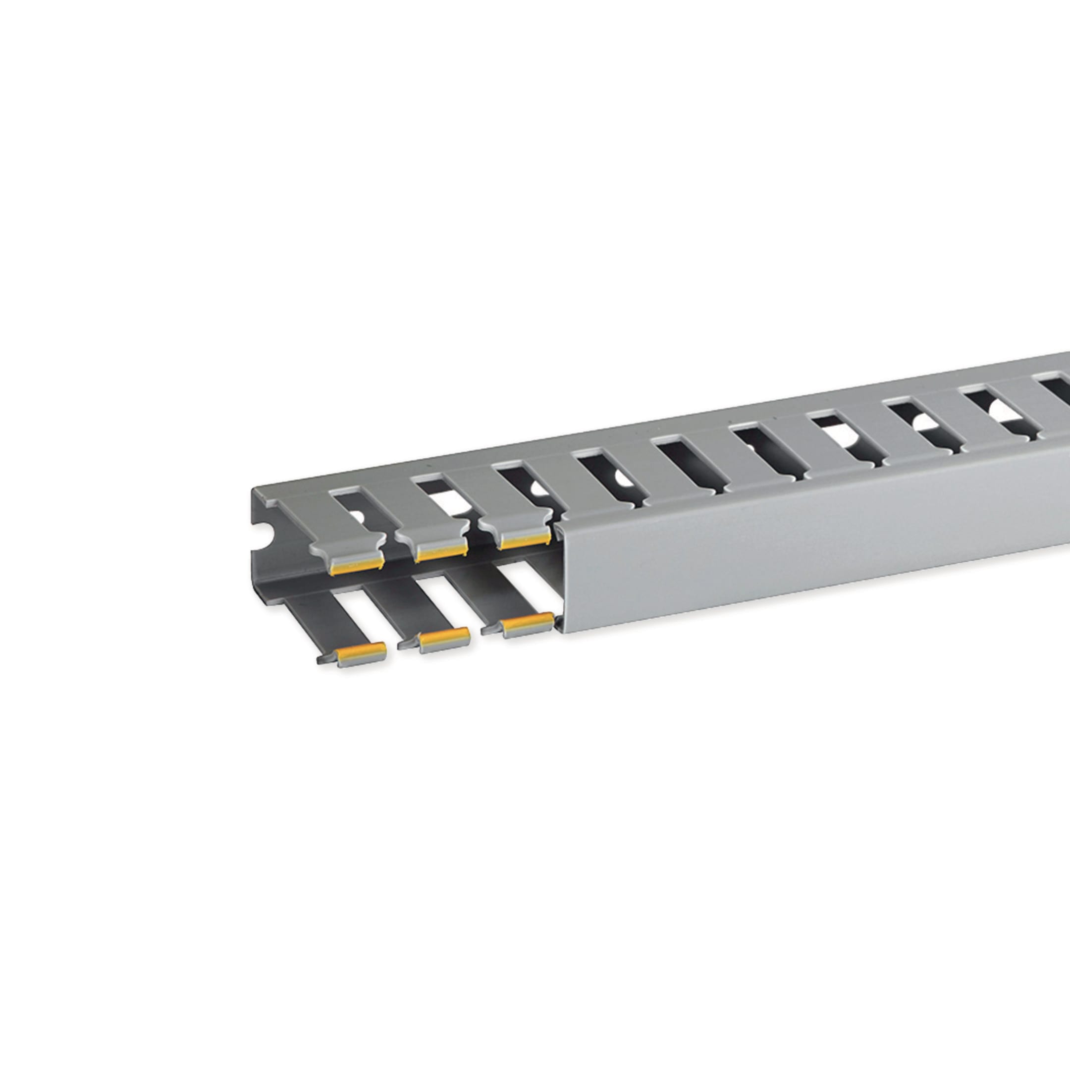 HAGER BOCCHIOTTI - Canaletta con coestruso morbido modulo 20 feritoia 8 grigio T1-N 25x60 G
