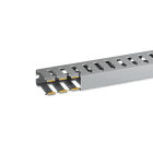 HAGER BOCCHIOTTI - Canaletta con coestruso morbido modulo 20 feritoia 8 grigio T1-N 25x60 G