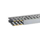 HAGER BOCCHIOTTI - Canaletta con coestruso morbido modulo 20 feritoia 8 grigio T1-N 25x80 G