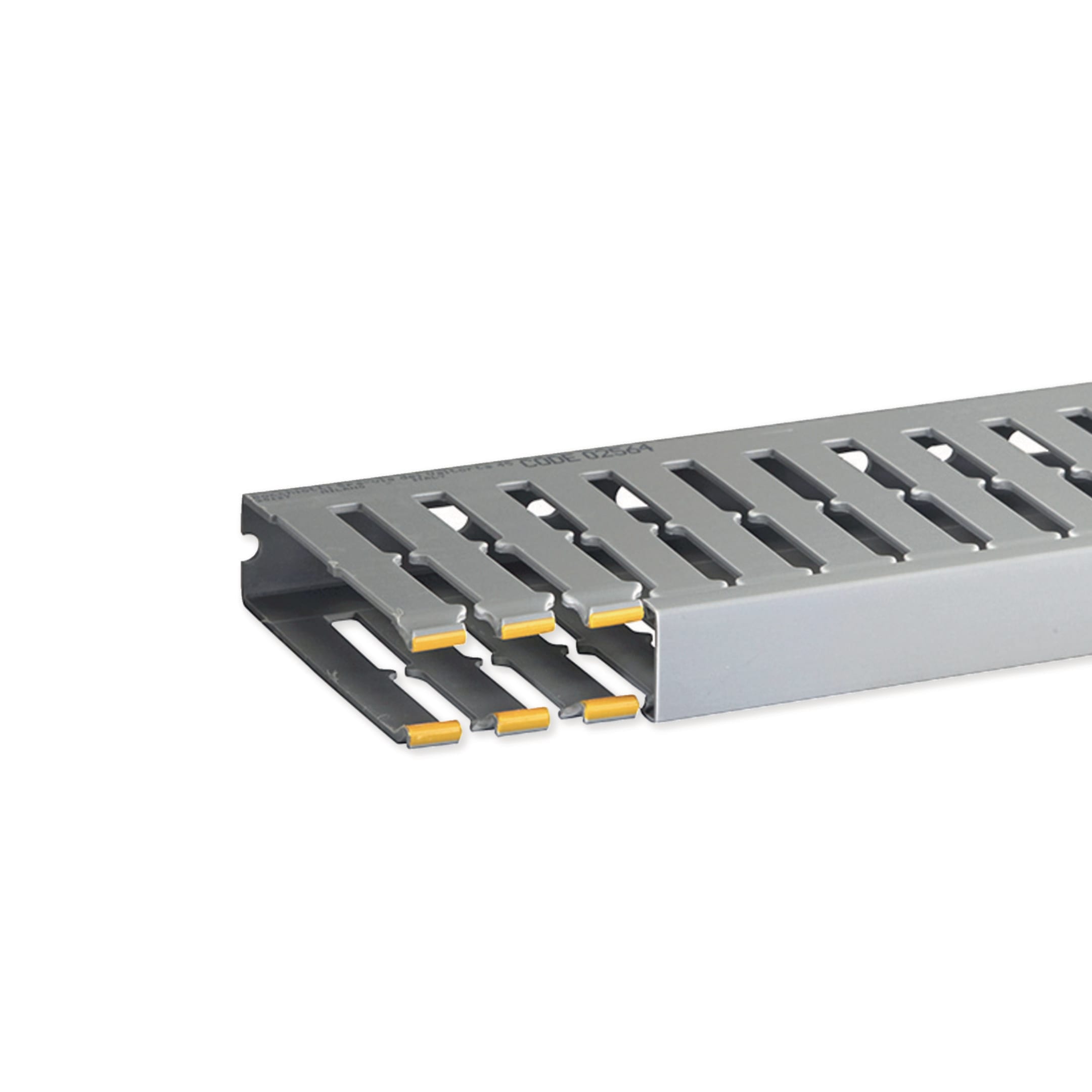 HAGER BOCCHIOTTI - Canaletta con coestruso morbido modulo 20 feritoia 8 grigio T1-N 25x100 G
