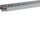 HAGER BOCCHIOTTI - Canaletta con coestruso morbido modulo 10 feritoia 4 grigio T1-EN 25x60 G