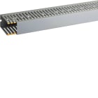 HAGER BOCCHIOTTI - Canaletta con coestruso morbido modulo 10 feritoia 4 grigio T1-EN 40x80 G