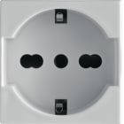 HAGER BOCCHIOTTI - Presa schuko/bivalente P40 Pepita bianca PRS SCH.2P+T 16A WT