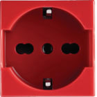 HAGER BOCCHIOTTI - Presa schuko/bivalente P40 Pepita rossa PRS SCH.2P+T 16A R